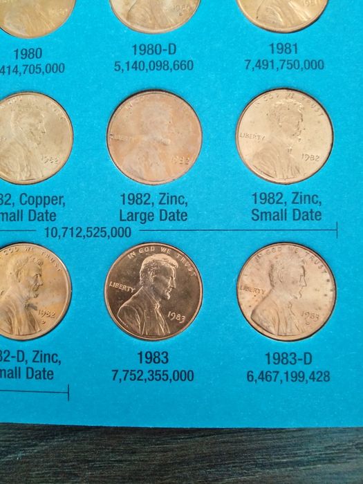 Lot monet 1 cent usa Lincoln USA