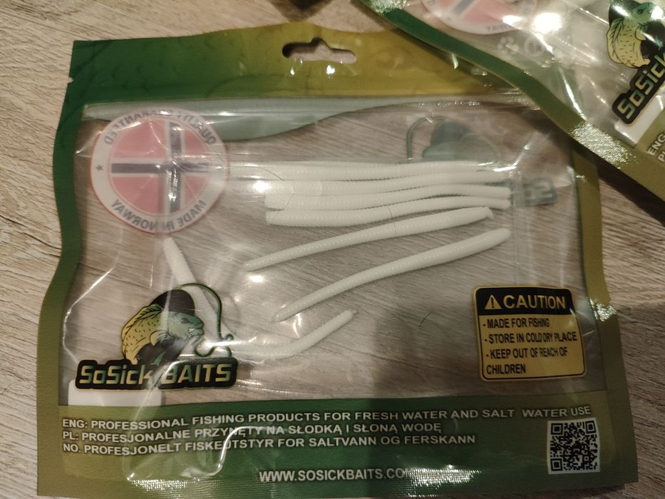 Ogromny Zestaw gumek na duże ryby, szczupaki, dorsze