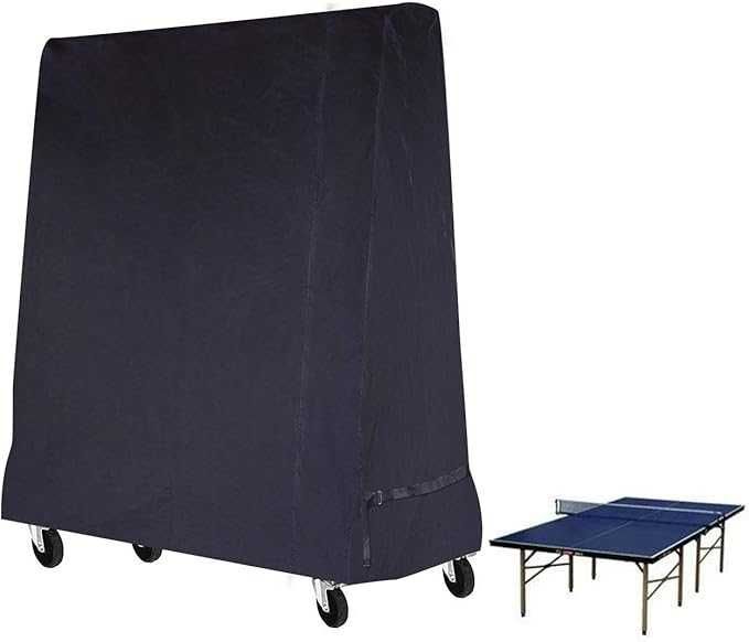 Wodoodporny pokrowiec na stół do ping-ponga Gurkkst, 185 x 70 x 165 cm