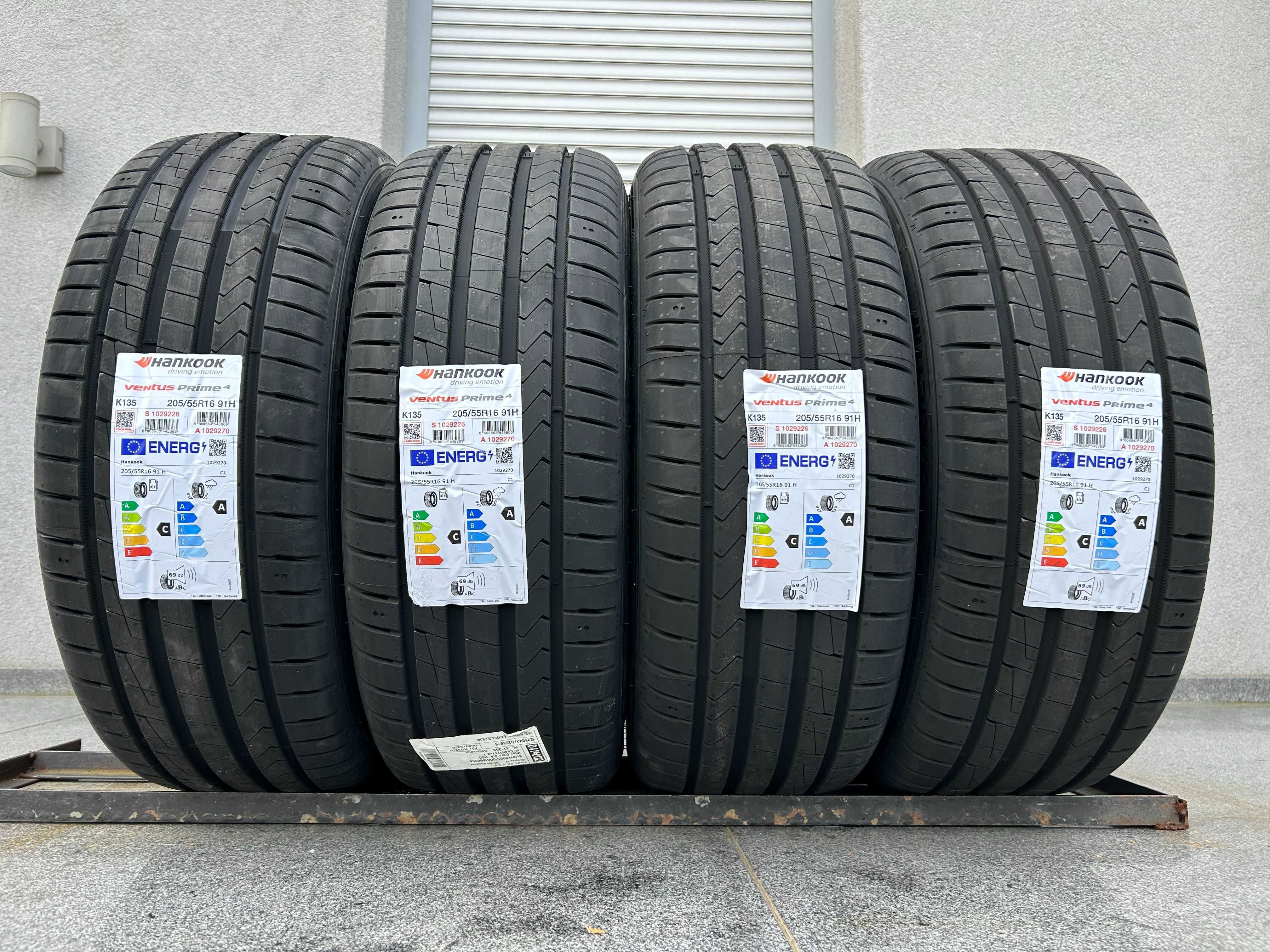 4szt. NOWE lato 205/55R16 Hankook Ventus Prime4 91H C,A,69db 2024 rok!