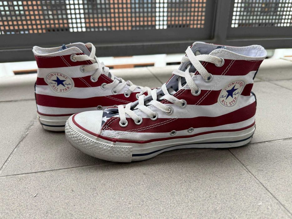 Converse Chuck Taylor All Star flaga USA wysokie trampki