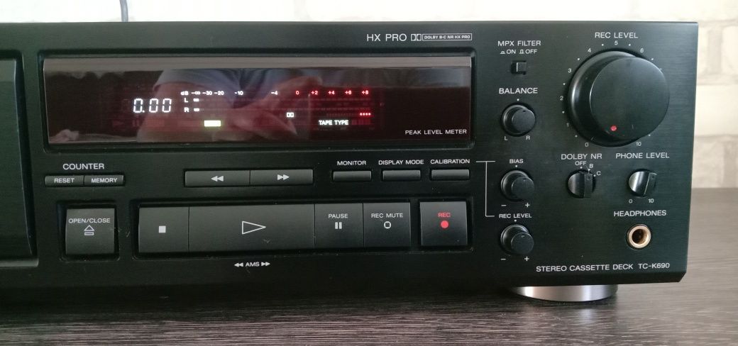 Sony TC-K690 Stereo Cassette Deck 1992