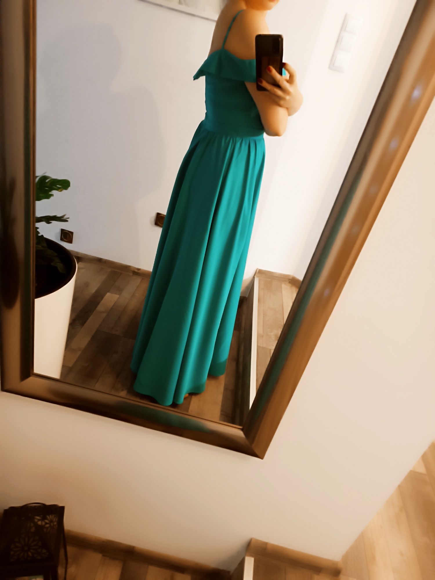 Sukienka Elizabeth EMO długa, zielona 40
