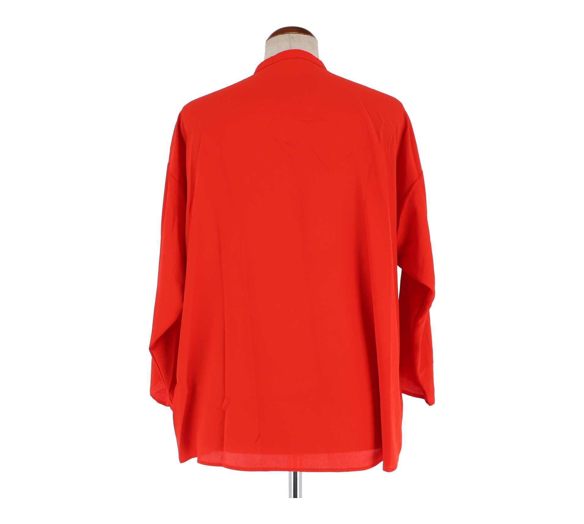 Czerwona koszula marki H&M, rozmiar 46
