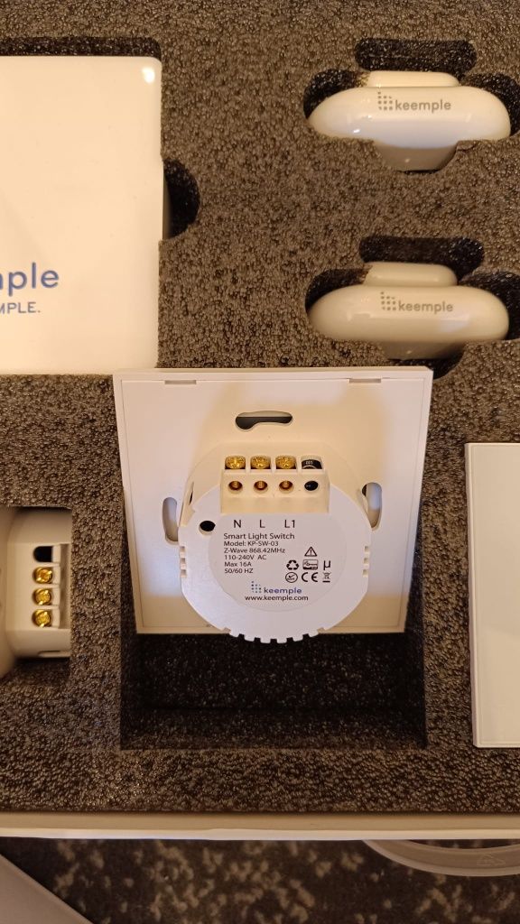 Keemple przełącznik pojedyńczy Smart Home nowy oryginalny
