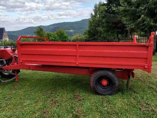 Przyczepa Agromet z kiprem, stan bardzo dobry.