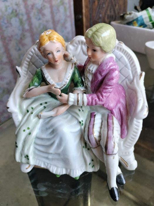 Casal em porcelana