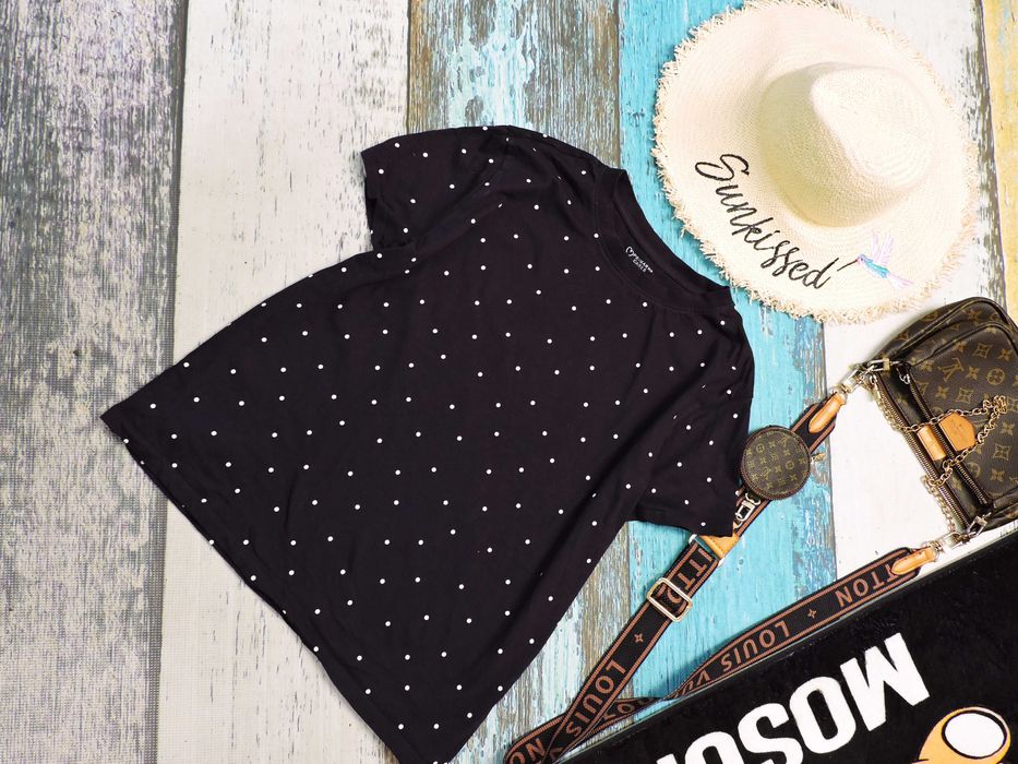 Primark Bluzka t shirt groszki bawełna 42/44