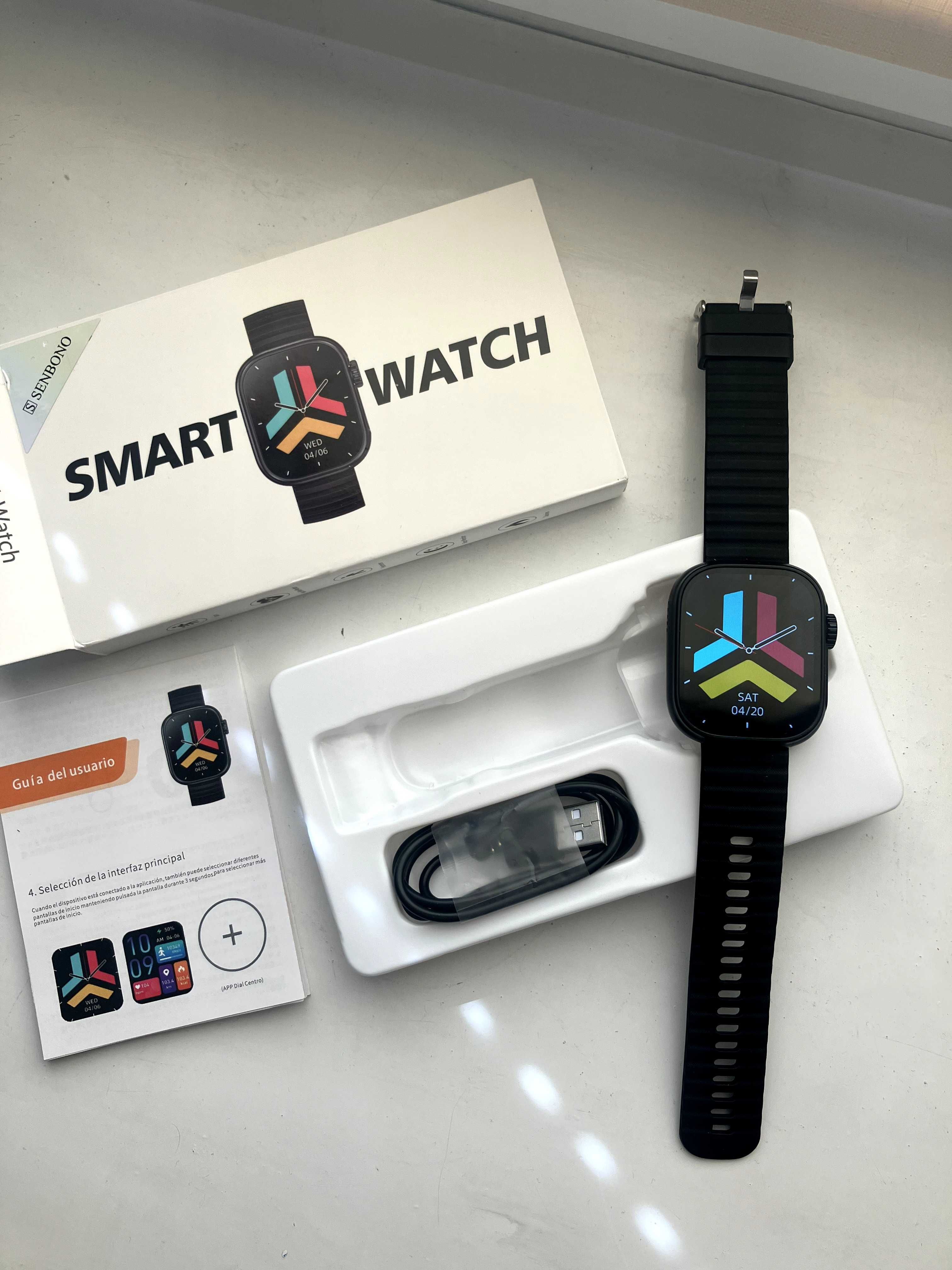 Смарт-часы \ Смарт-годинник Smart Watch 49mm з ліхтариком