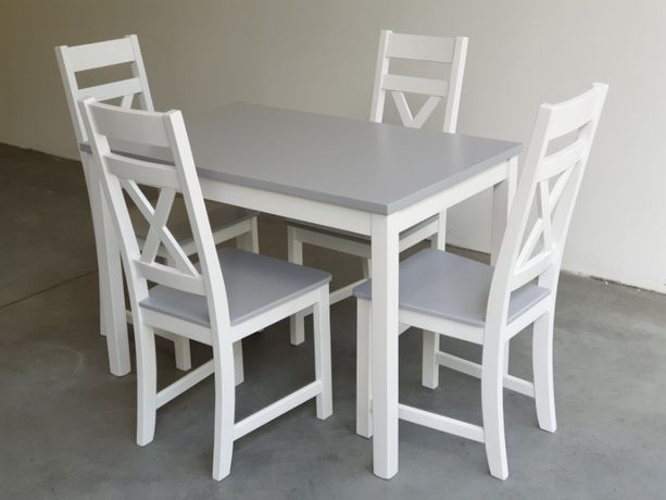 Komplet- stół + 4 krzesła do restauracji baru kuchni jadalni PRODUCENT