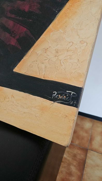 Quadro em Tela de Mulher Silhueta Feminina - Autora Rosário P.