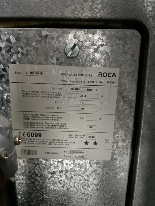 Caldeira a Gás Roca G 100/40 IE