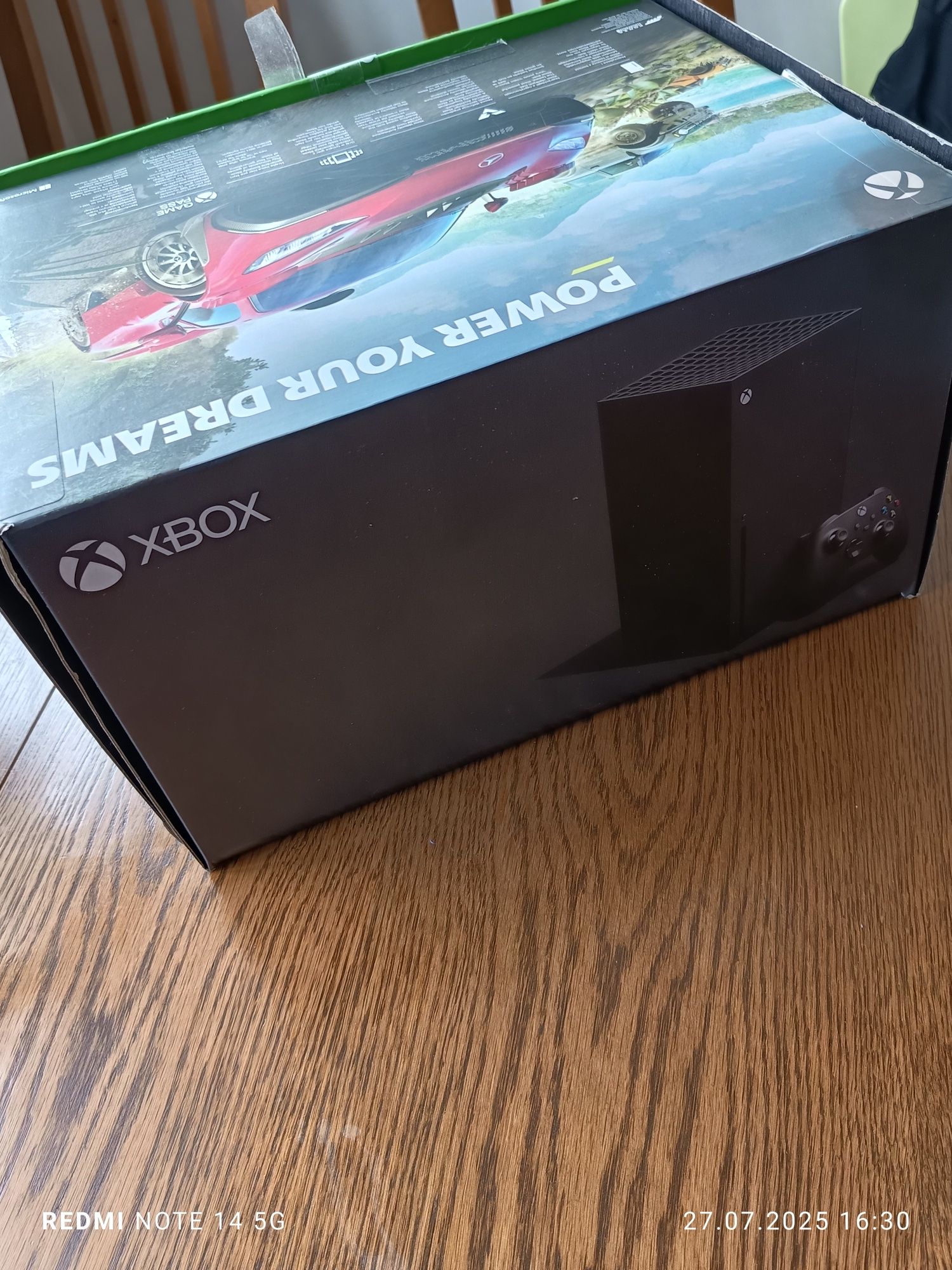 Xbox X series w pudełku konsola 1 pad i kable