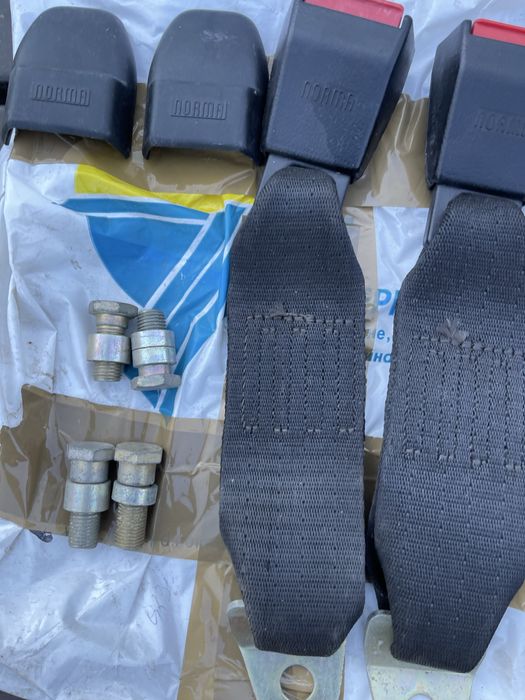 Ремни безопасности СССР НОРМА NORMA новые пара передні ВАЗ ГАЗ АЗЛК ИЖ