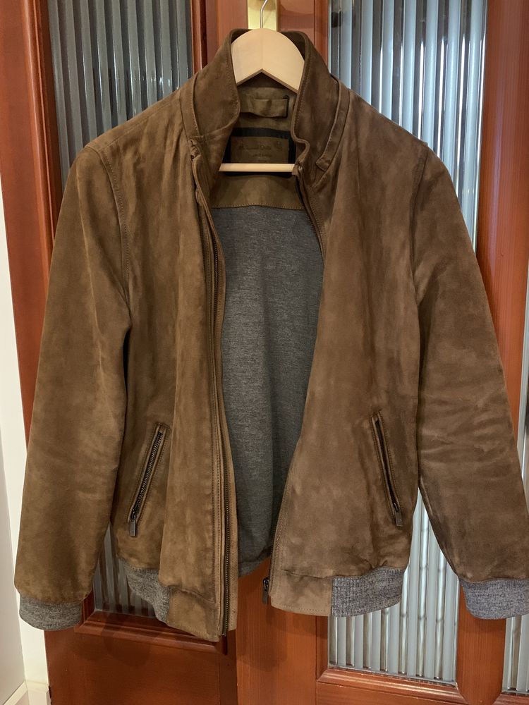 Kurtka zamszowa Massimo Dutti 164