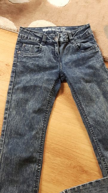 spodnie jeansy 134