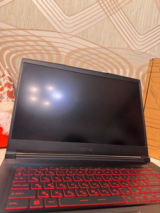 MSI GF63｜RTX 4050｜I5-12450H｜15,6"｜144гц｜OЗУ 8 gb｜ssd 512