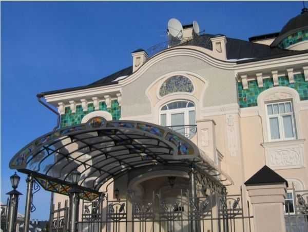 На ЗАКАЗ навес над входом от производителя