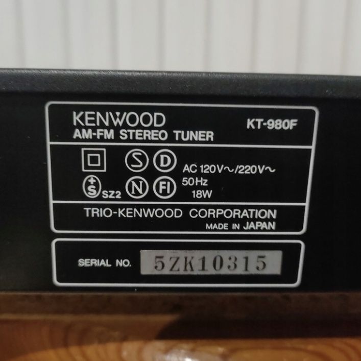 Tuner Kenwood kt-980f