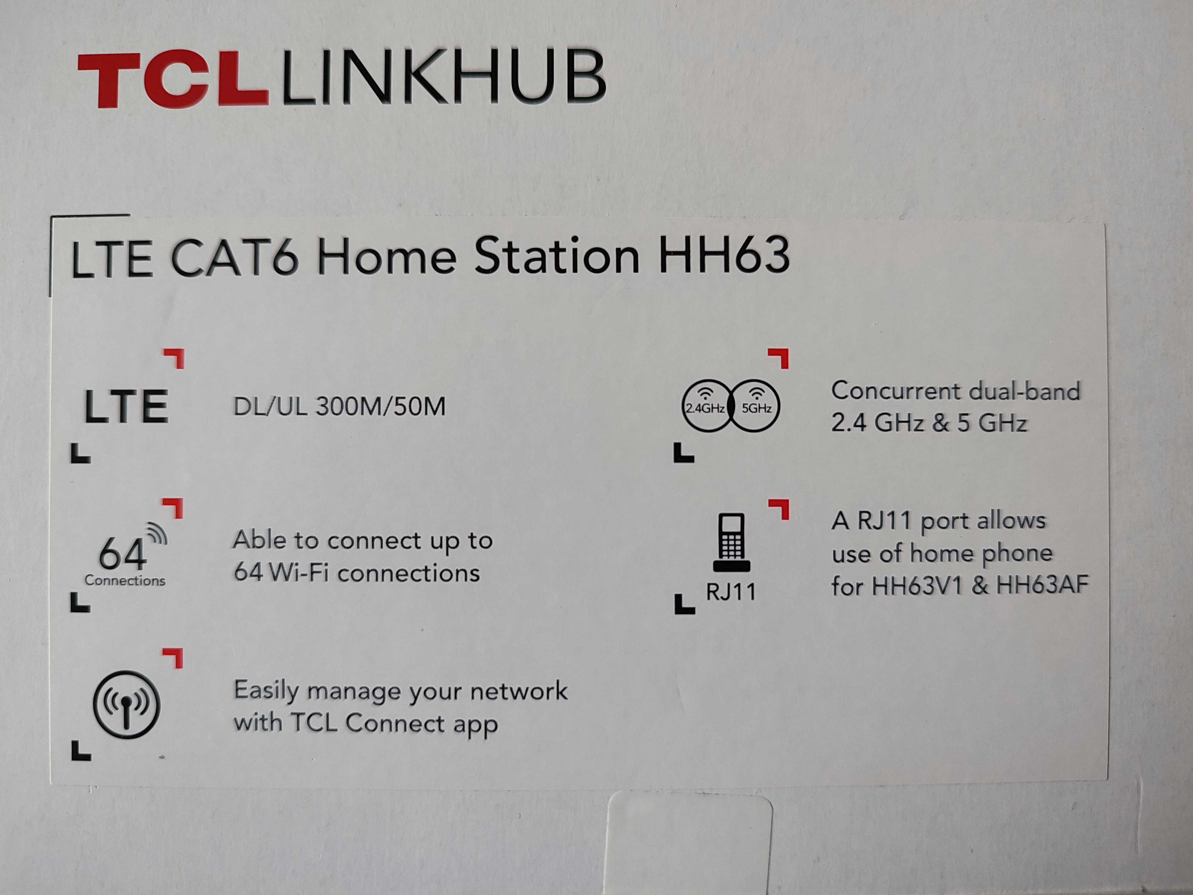 Router TCL Linkhub CAT. 6. Home Station HH63V1 jak nowy