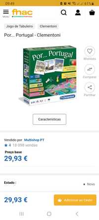 Jogo por Portugal com oferta