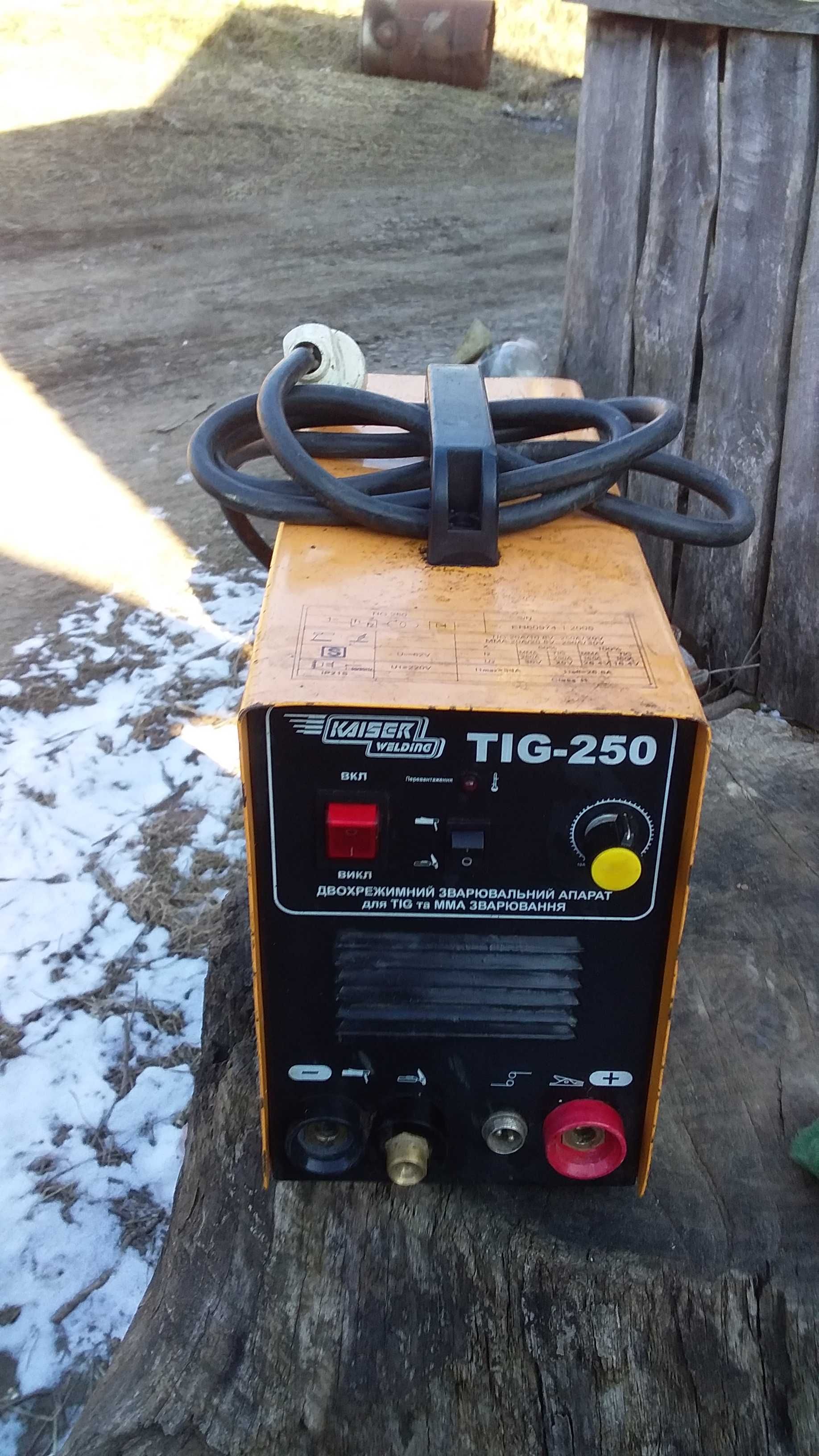 Сварочний апарат КАЙЗЕР-250 А TIG