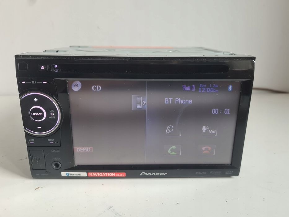 Radio mp3 pioneer avh-2400bt bluetooth usb divx vw golf sharan t4…