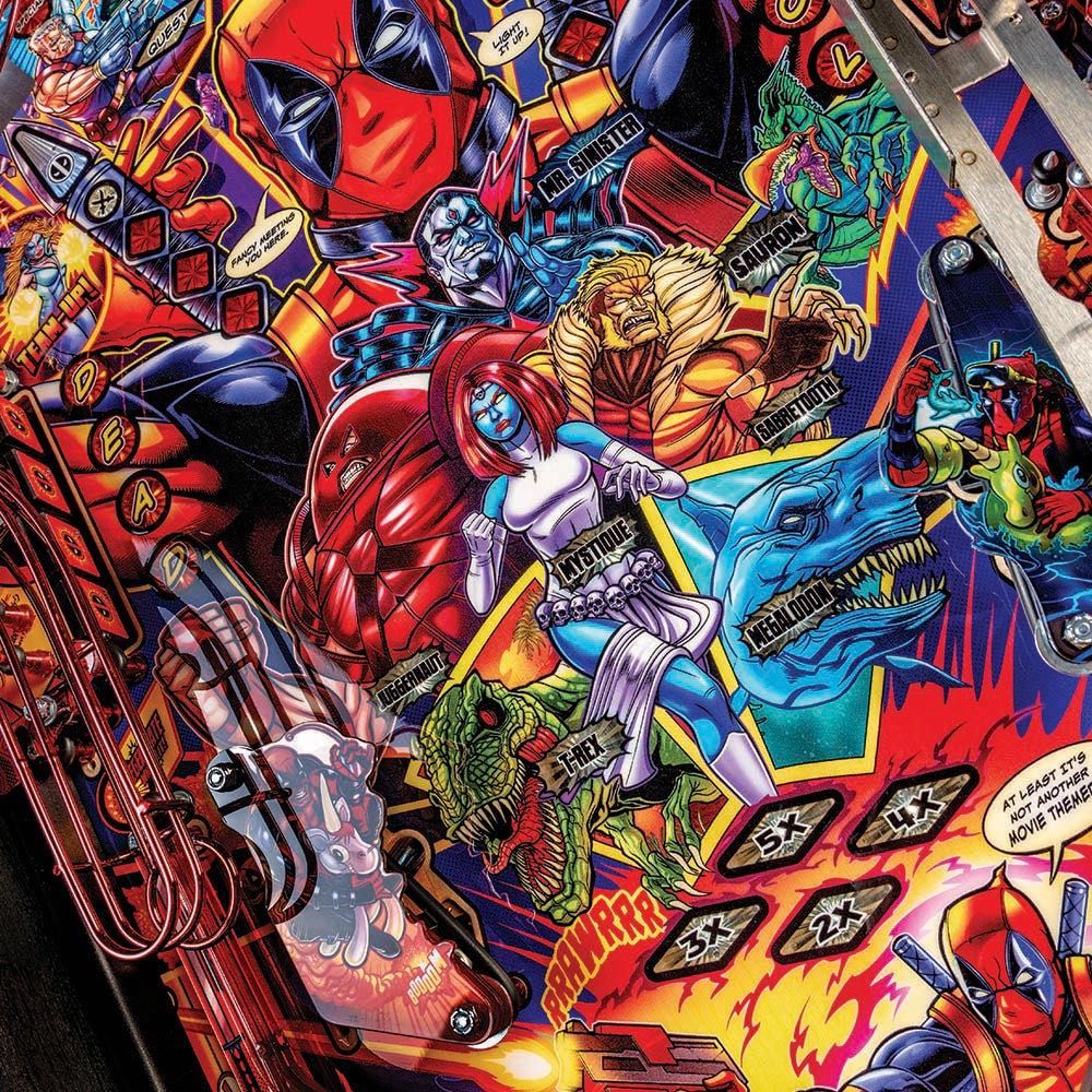 Flipper Fliper Pinball DEADPOOL Stern PRO - NOWY