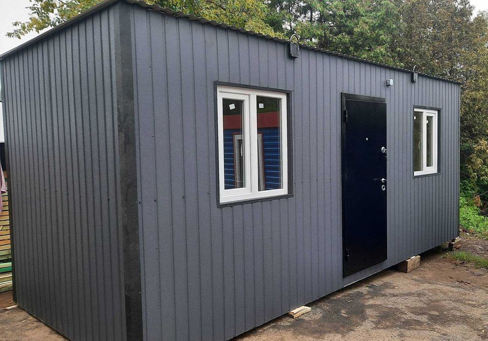 Вагончик на металевому каркасі. Розмір 2,40*6,00.