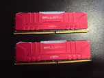 Оперативна пам'ять Crucial DDR4-3200 2x8Gb PC4-25600 Ballistix RGB Red