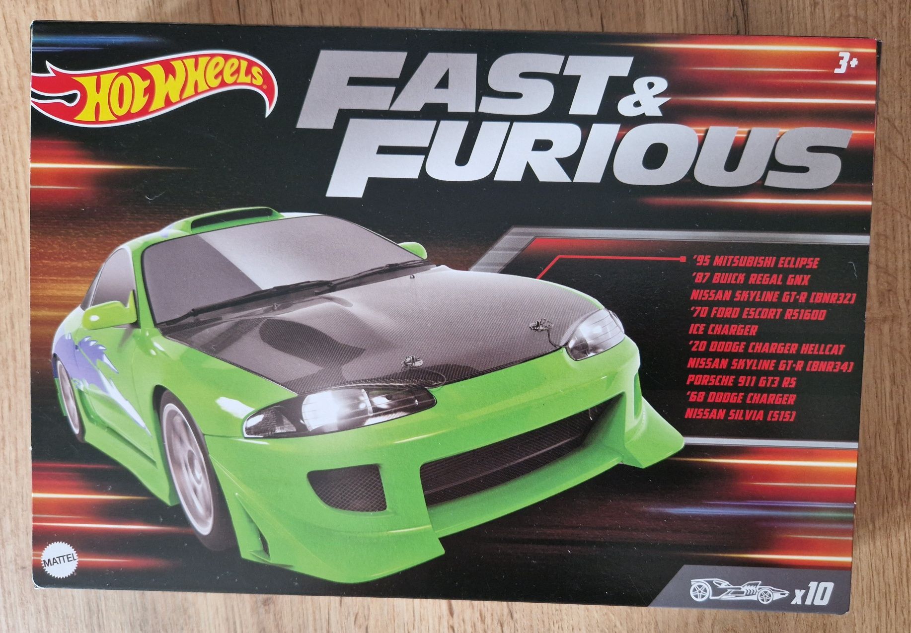10 pak Hot Wheels Fast and Furious