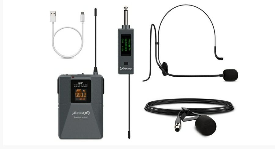 REBAIXA!!! Microfone lapela UHF c/headset