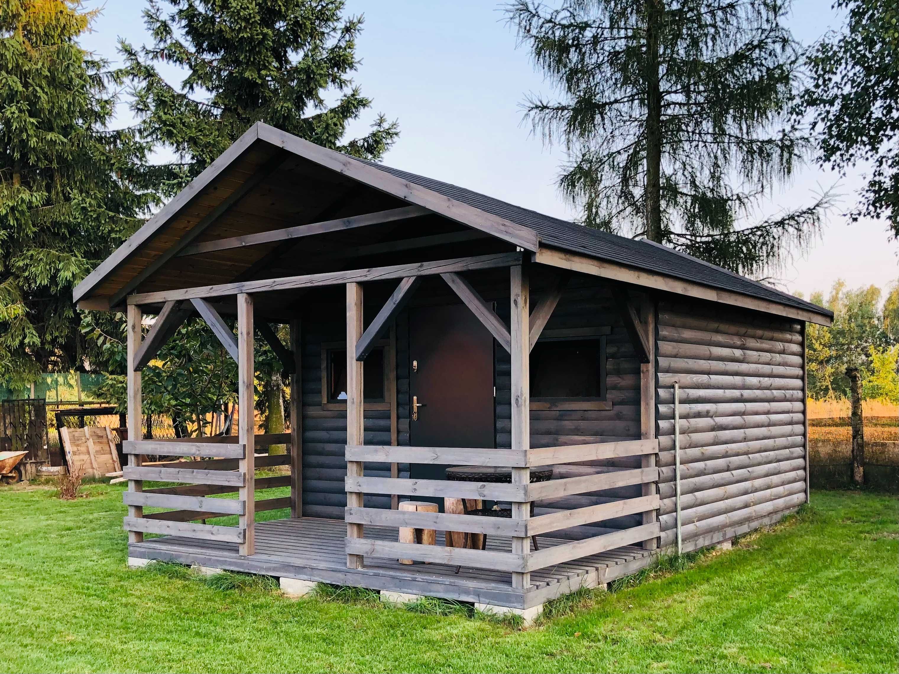 Domek Letniskowy 6x4 Narzędziowy Ogrodowy Altanka 2w1 DREWNOTRIK.PL