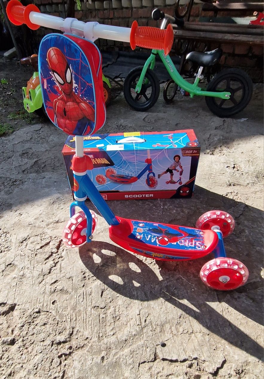 Самокат детский SPIDER-MAN