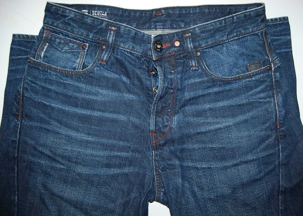 G-STAR RAW SCUTAR 3d slim tapered W31 L32 pas 84 jeansy męskie