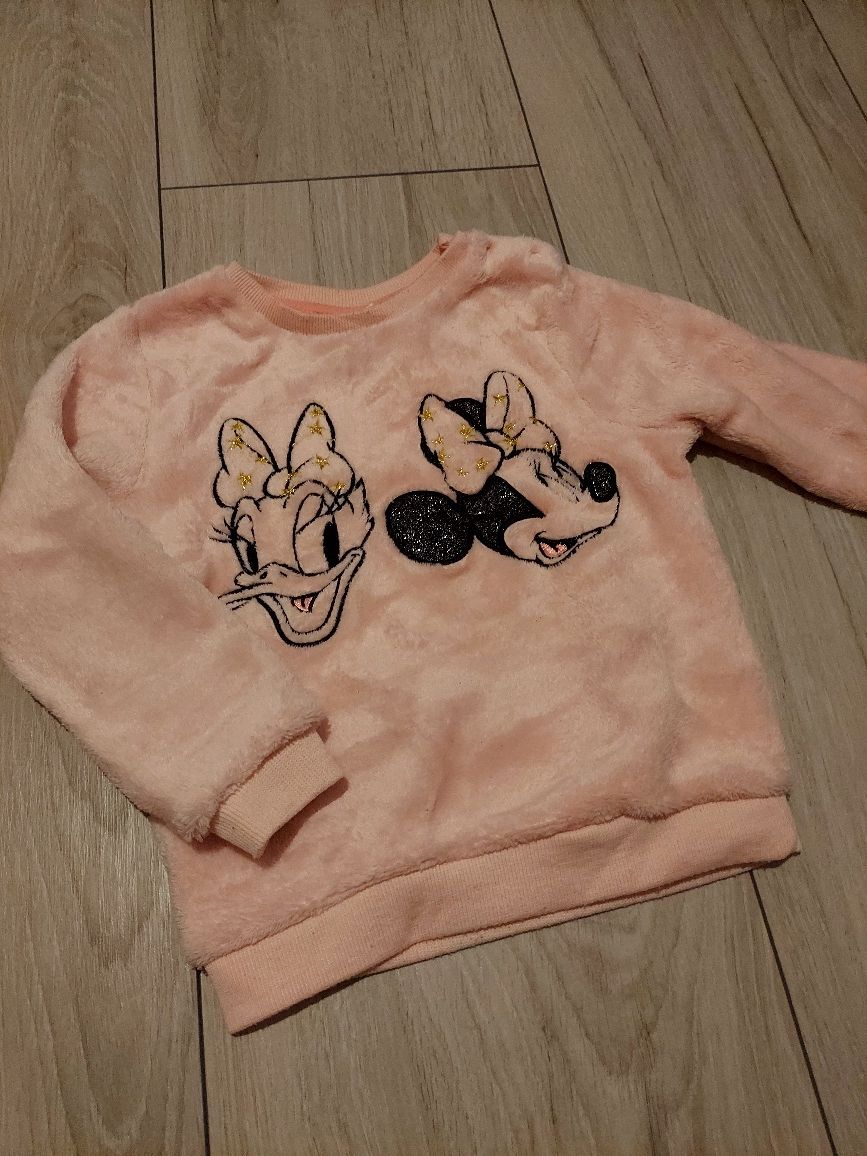 Komplet welurowy r 99 Disney dres Minnie bluza spodnie