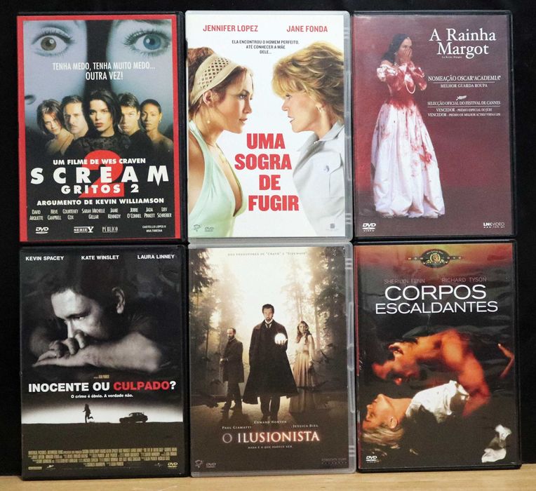 Lote 24 filmes em DVD [individual ou em lote]