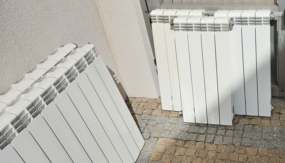 Caldeira Vailant e radiadores