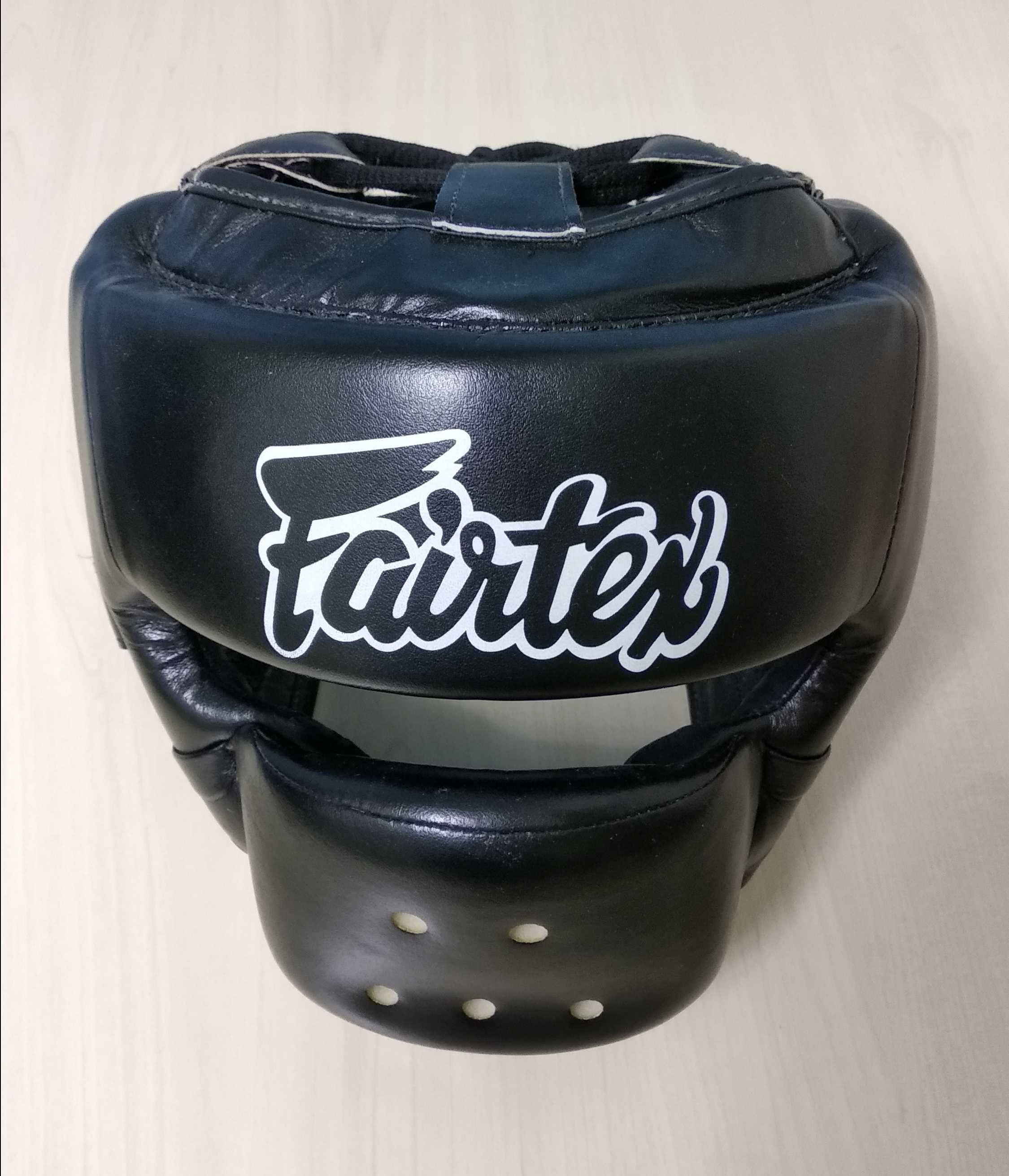 Шлем боксёрский Fairtex HG14 Full Face Protector Headguard Black