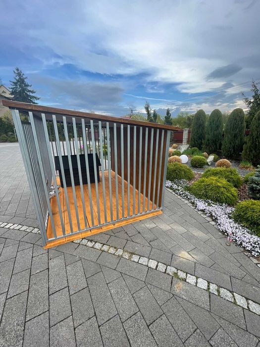 Kojec klatka dla psa 3x2 ocynk; mocny profil + uchwyty na miski GRATIS