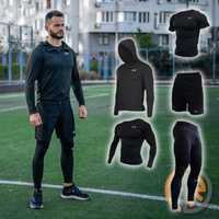 Чоловічий спортивний костюм Under Armour 5в1. Компрессійний комплект