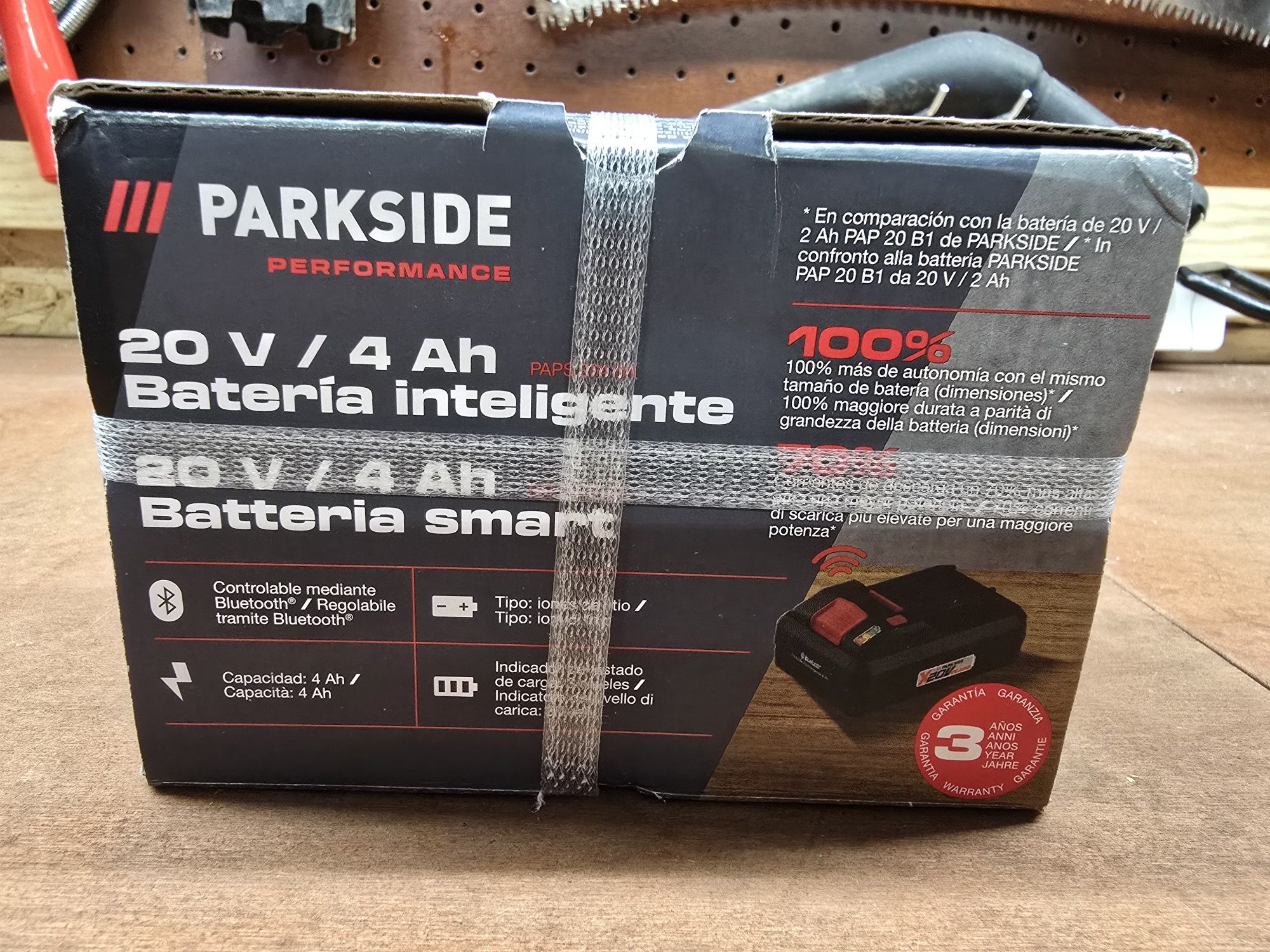 Bateria inteligente 20av 4ah + carregador rápido até 8ah
