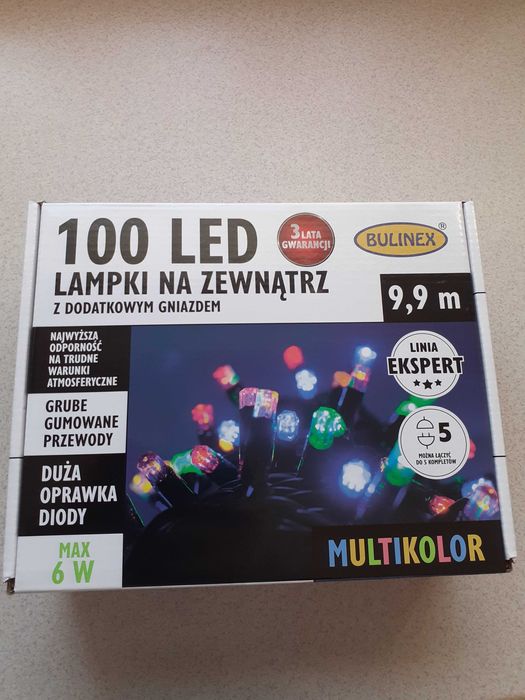 Lampki zewnetrzne  multikolor