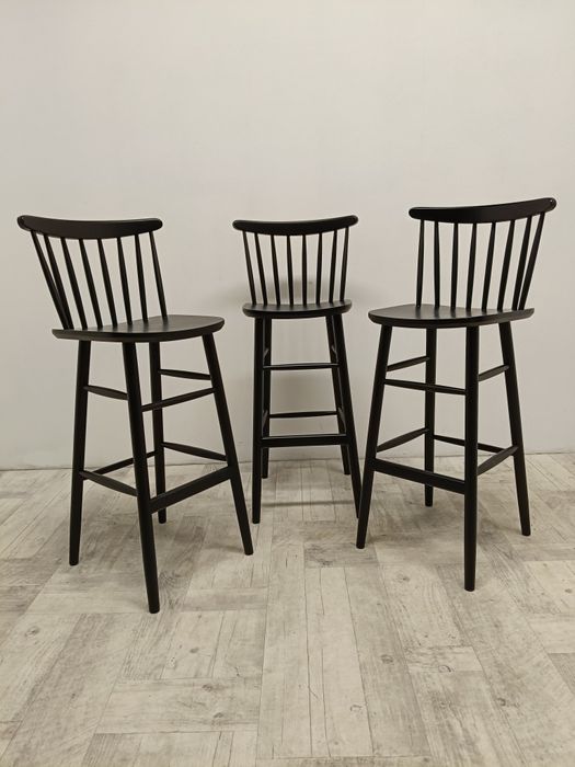 hokery krzesła barowe do wyspy model Wand patyczak PRL  wysokie