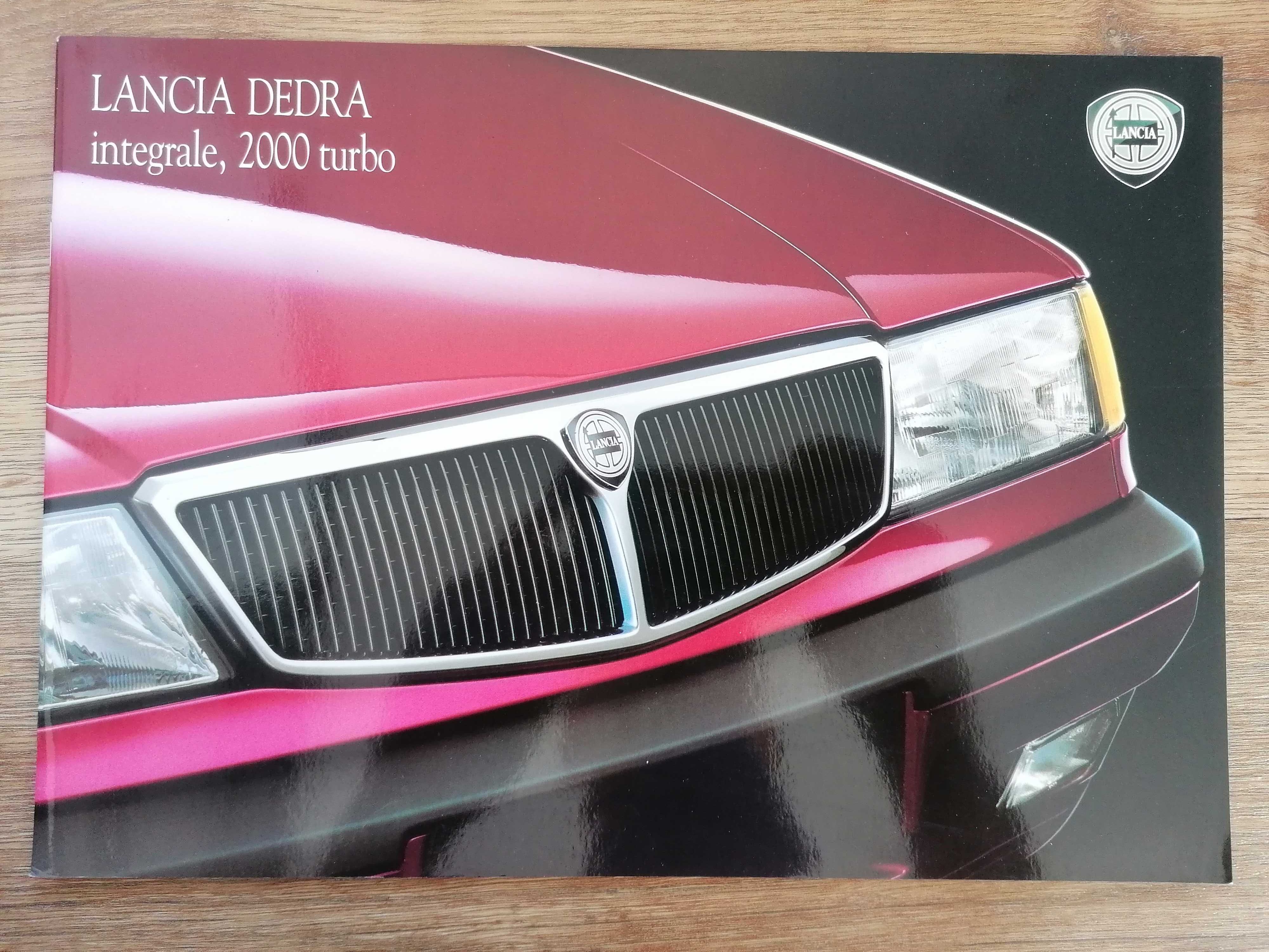 Prospekt Lancia Dedra Integrale, 2000 Turbo