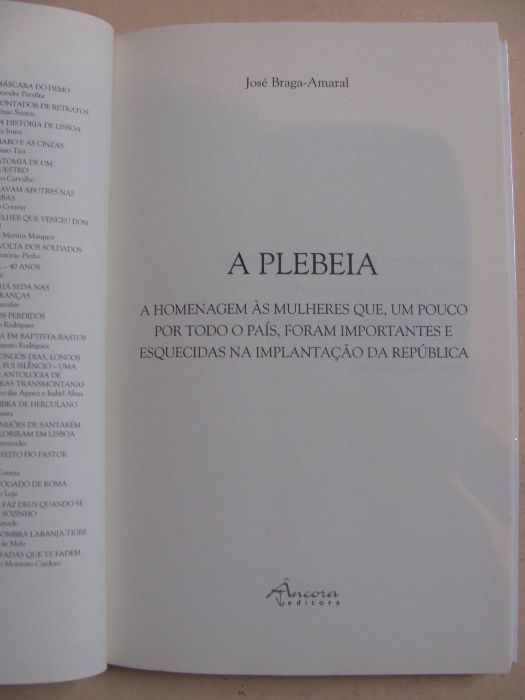 A Plebeia de José Braga-Amaral