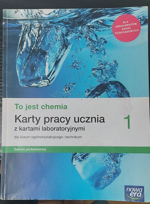 To jest chemia 1 karty pracy ucznia