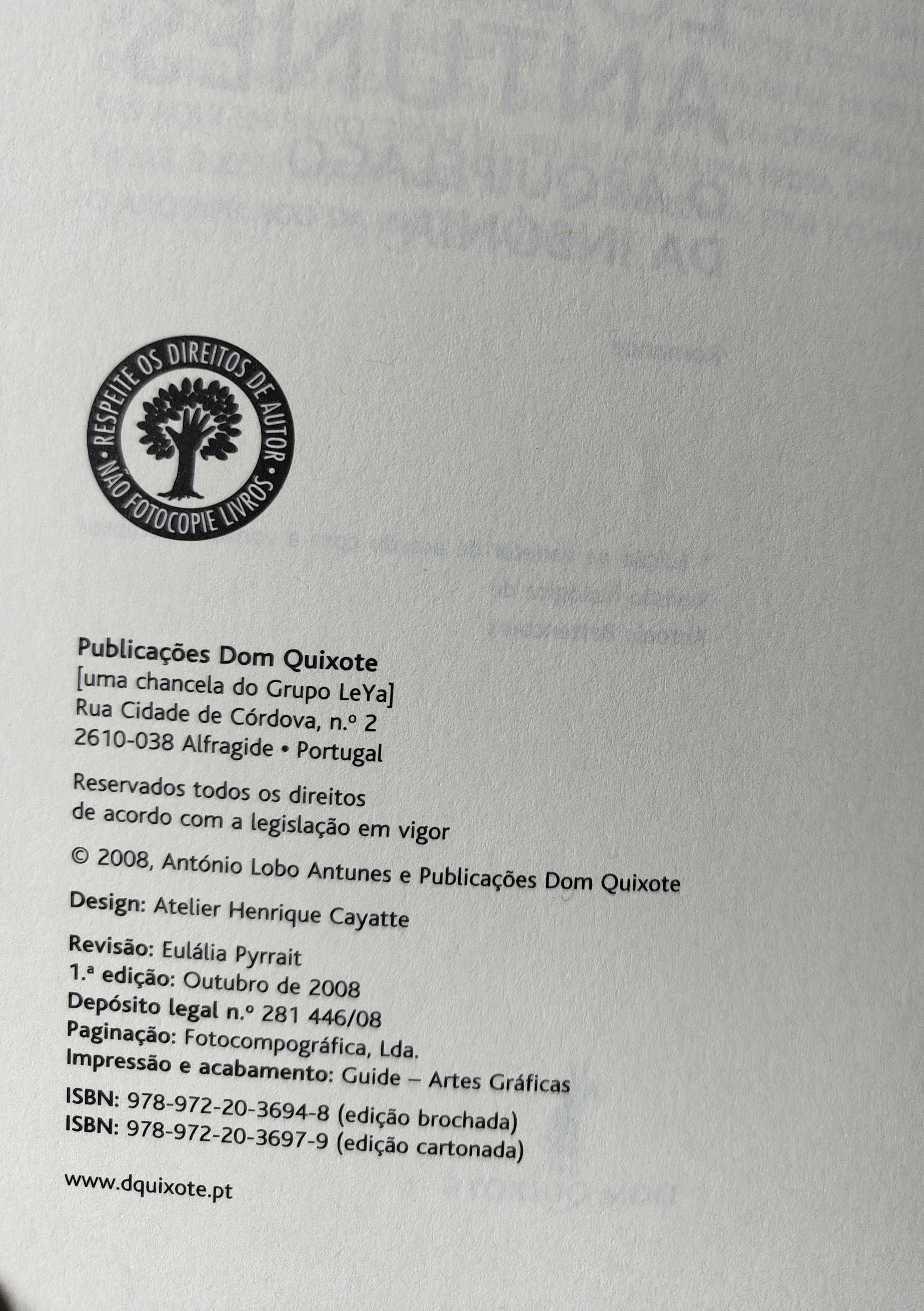 O Arquipelago Da insonia - Antonio Lobo Antunes
