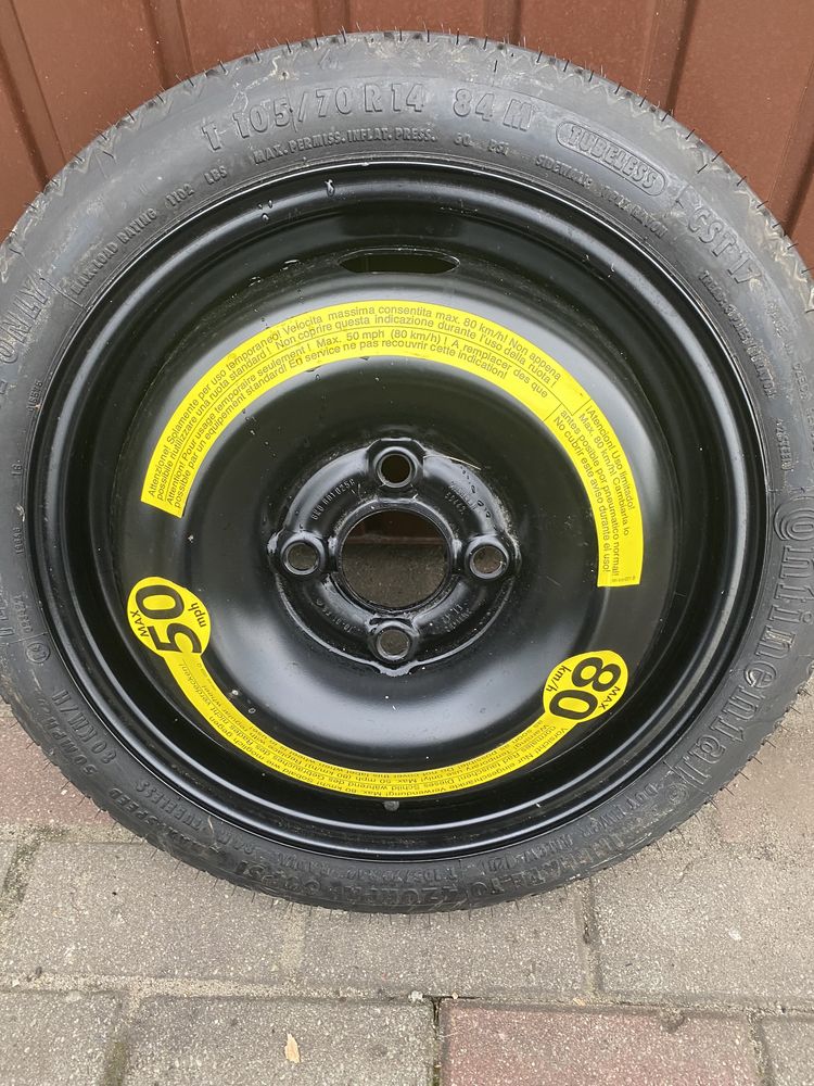 Dojazdówka zapas nowa 4x100 vw seat skoda