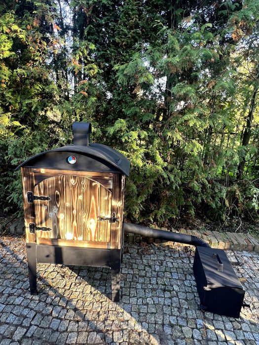 Wędzarnia Drewniana Ogrodowa PREMIUM 60 Opalana